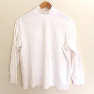 Lands’ End mock turtle neck